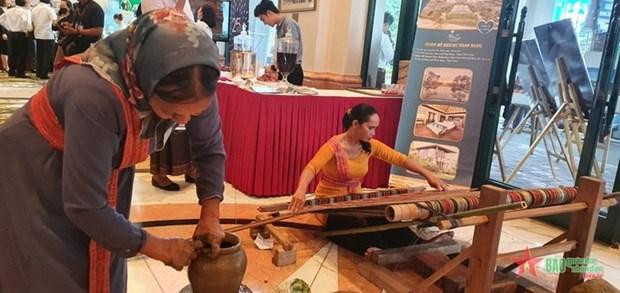 Espace dédié à l'artisanat de Ninh Thuân. Photo: qdnd.vn