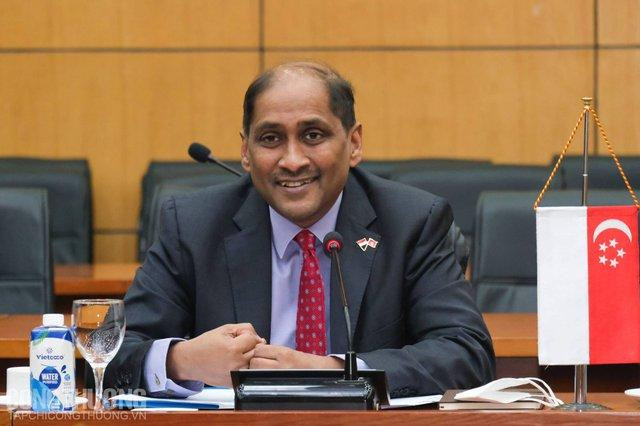 L'ambassadeur de Singapour au Vietnam, Jaya Ratnam. Photo : VGP