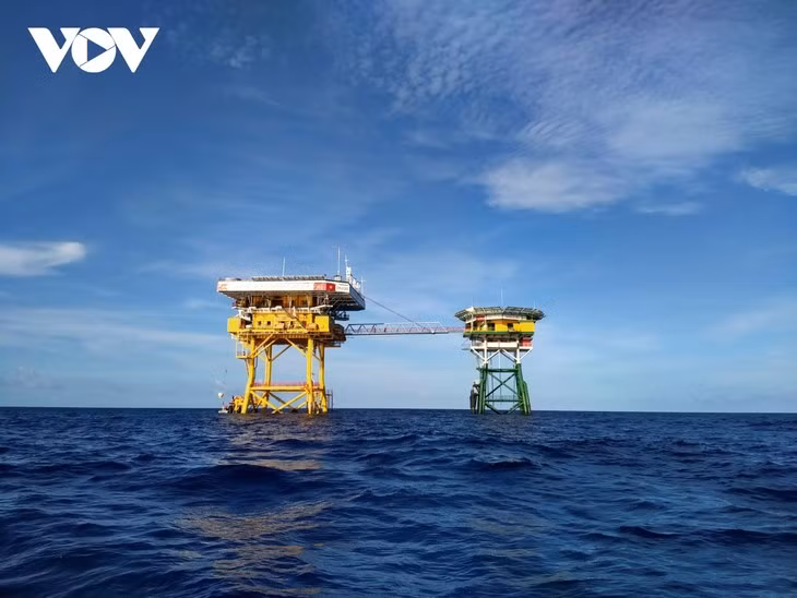 La plateforme DK1. Photo : VOV.