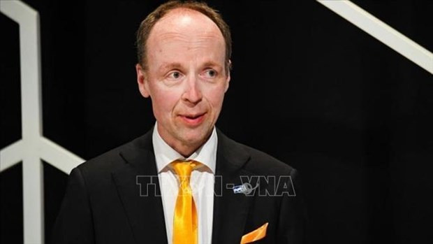 Le Président du Parlement de Finlande, Jussi Halla-aho. Photo : VNA.