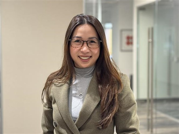 Ann Huynh, de la société d'investissement immobilier S3i VA LLC aux États-Unis. Photo : VNA.