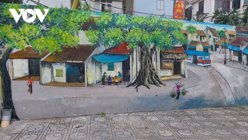 Une scène dans la vieille ville.