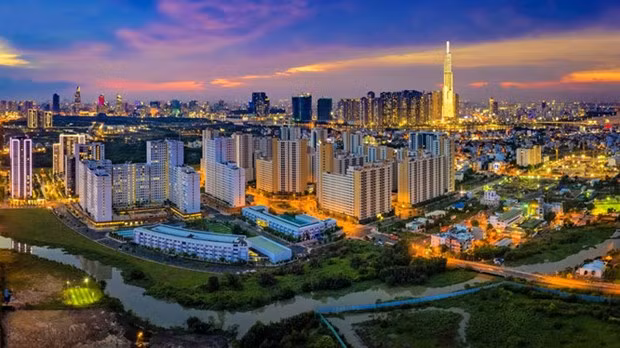 Arrondissement N°2, prochain centre commercial et financier de Hô Chi Minh-Ville. Photo: VNA