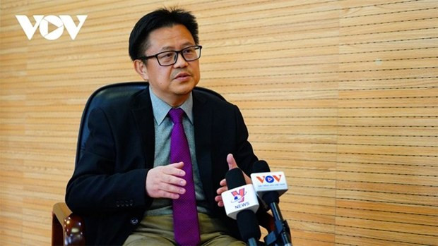  Yang Danchi, spécialiste des Affaires internationales de l’Institut des Sciences sociales chinois. Photo : VOV.
