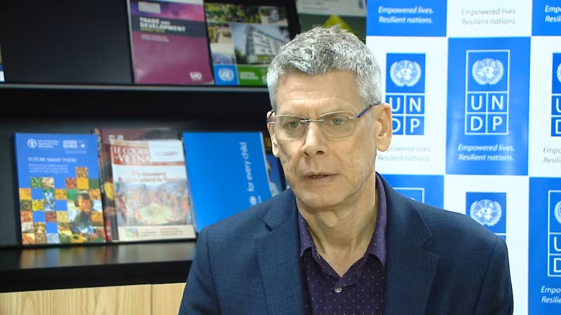 Jonathan Pincus, économiste en chef du Programme des Nations Unies pour le développement. Photo : VGP.