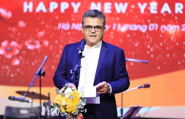 L’ambassadeur de Palestine au Vietnam Saadi Salama. Photo : VNA.