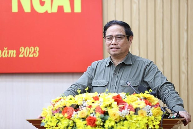 Le Premier ministre Pham Minh Chinh. Photo : VNA.
