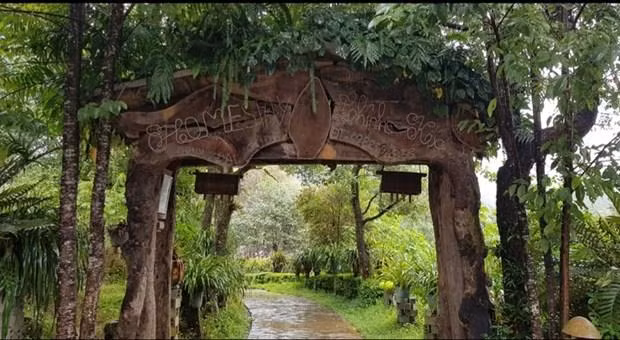 L'entrée d'un homestay de Sin Suôi Hô. Photo : VOV.