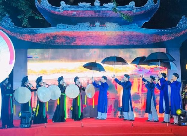 Le chant folklorique Quan ho, un trait culturel typique de la province de Bac Ninh. Photo: thanglong.chinhphu.vn 