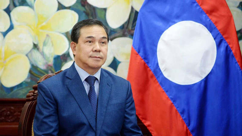 L'ambassadeur du Laos au Vietnam, Sengphet Houngboungnuang. Photo : baoquocte.