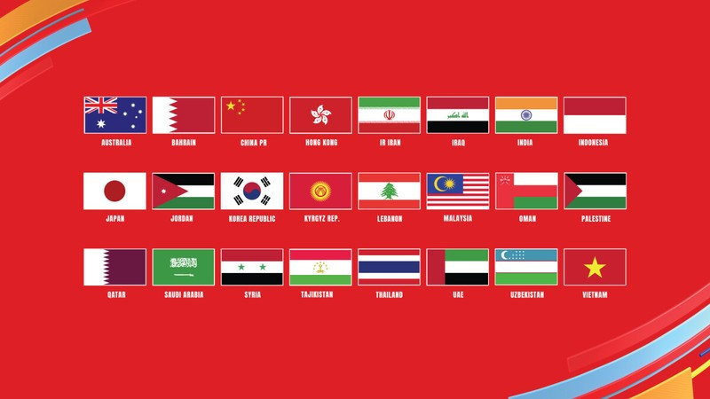 Les 24 équipes participent à la Coupe d'Asie 2023. Photo : AFC.