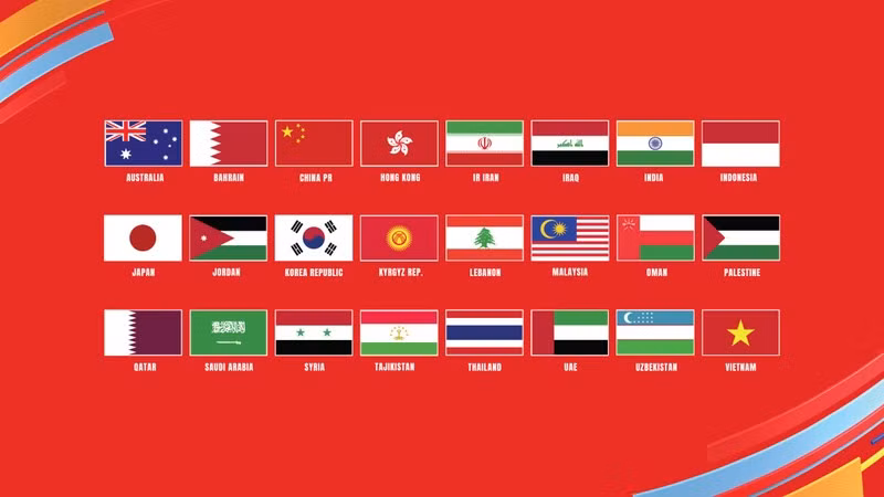 Les 24 équipes participent à la Coupe d'Asie 2023. Photo : AFC.