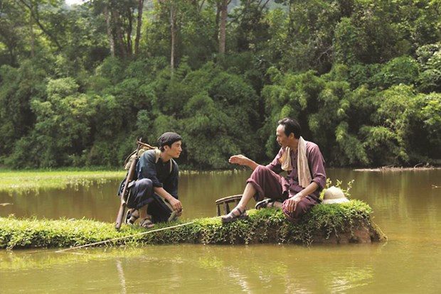 Une scène de "Nhà tiên tri" (Le prophète), un film sur le Président Hô Chi Minh projeté pendant la Semaine du film à Hanoï. Photo : DA/CVN.