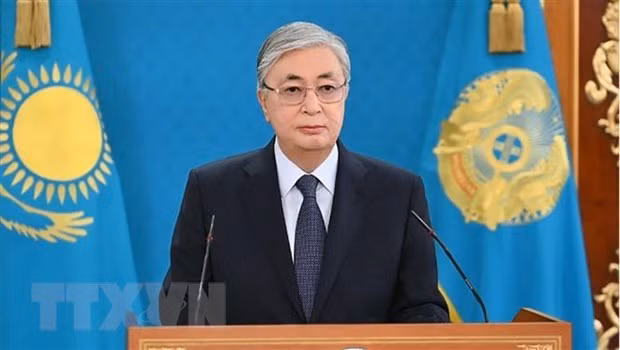 Le Président du Kazakhstan, Kassym-Jomart Tokayev. Photo : VNA.
