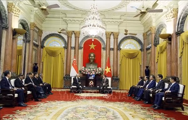 Lors de la rencontre. Photo : VNA. Lors de la rencontre. Photo : VNA.