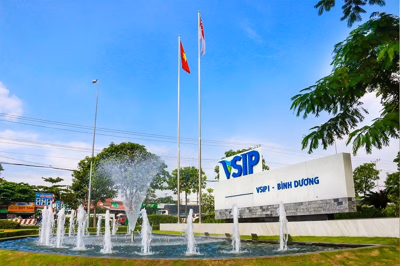 Les parcs industriels Vietnam - Singapour sont le symbole de la coopération entre les deux pays. Photo : vieclam.