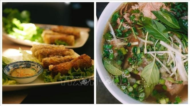 Deux plats vietnamiens au menu des Jeux Olympiques de Paris 2024. Photo : VNA.
