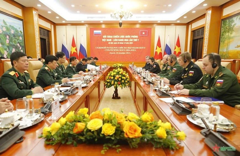 Panorama du 7e Dialogue stratégique de défense Vietnam-Russie. Photo : qdnd.vn 