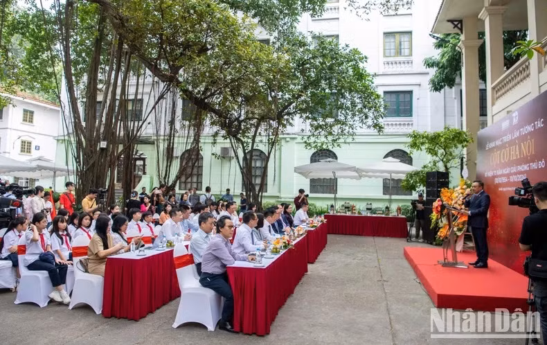 Vue générale de la cérémonie d’ouverture de l’exposition. Photo : Thanh Dat. Vue générale de la cérémonie d’ouverture de l’exposition. Photo : Thanh Dat.