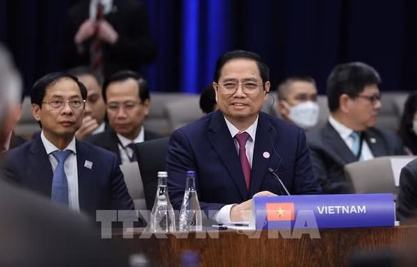 Le Premier ministre vietnamien, Pham Minh Chinh, assiste au Sommet spécial ASEAN - États-Unis. Photo : VNA.