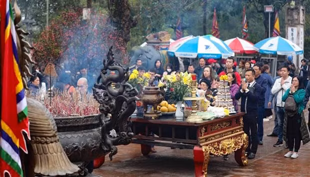 Temple des rois Trân à Nam Dinh. Photo : VNA.