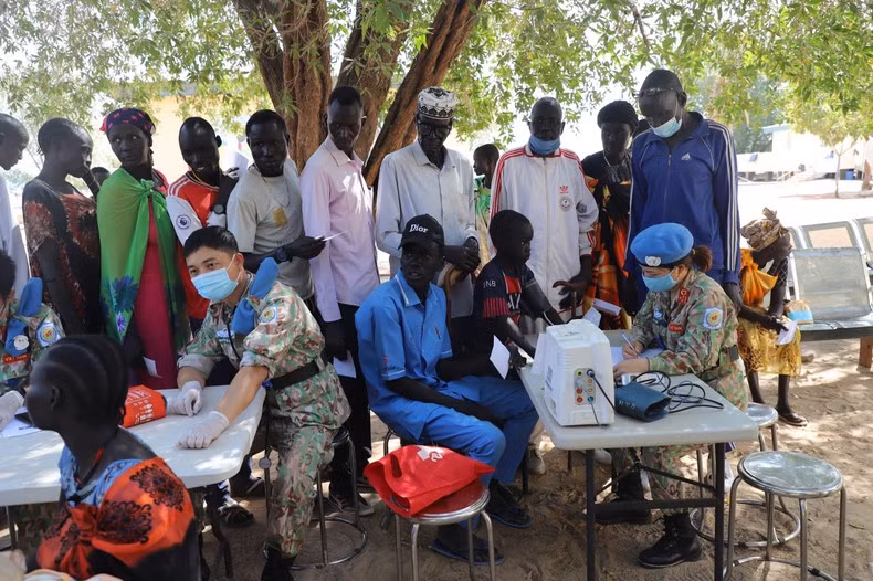 Photo : hôpital de campagne de niveau 2 n°4.