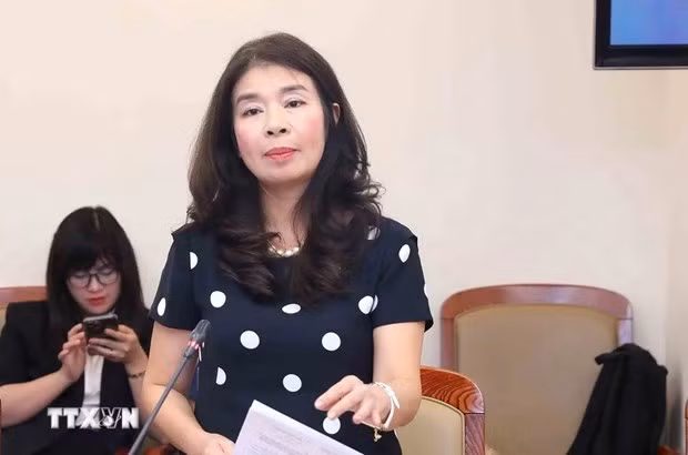 La vice-présidente de la Commission des Relations extérieures de l’Assemblée nationale, Lê Thu Hà. Photo : VNA.