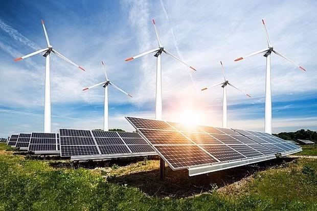 Les crédits verts se concentrent principalement sur les énergies renouvelables, les énergies propres (45%) et l'agriculture verte (31%). Photo : tapchitaichinh.vn