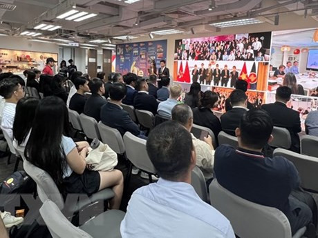 Festival des étudiants vietnamiens à Hong Kong (Chine). Photo: VNA 