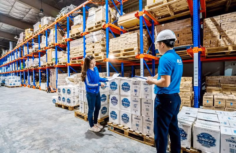 Le centre de stockage ALS My Dinh est moderne et occupe une position stratégique. Photo : Hanoimoi.vn