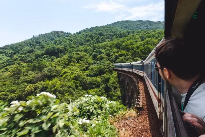 Voyage en train Thong Nhat (Réunification). Photo : Times. 