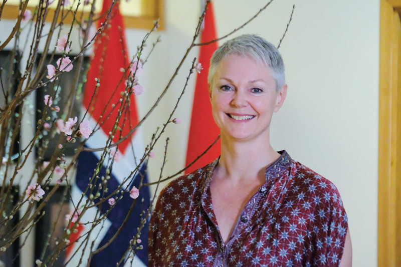 Ambassadrice de Norvège au Vietnam, Hilde Solbakken. Photo : baoquocte.