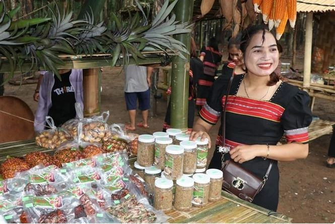 Le stand des produits vietnamiens au Foodservice Australia 2024 . Photo : VNA.