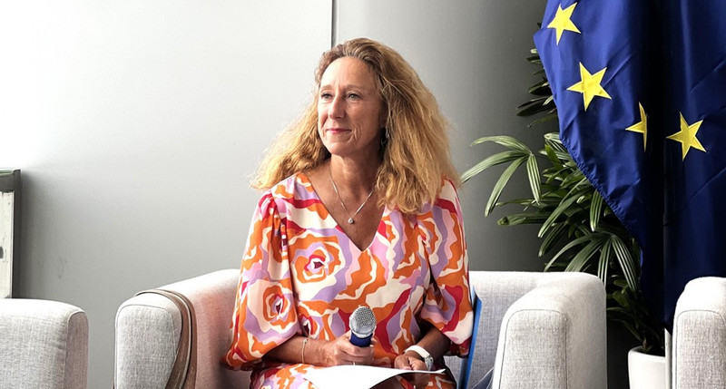  Myriam Ferran, directrice générale adjointe de la direction générale des partenariats internationaux de la Commission européenne. Photo : KTDT.