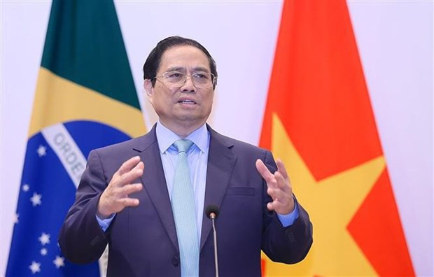 Le Premier ministre Pham Minh Chinh. Photo : VNA.