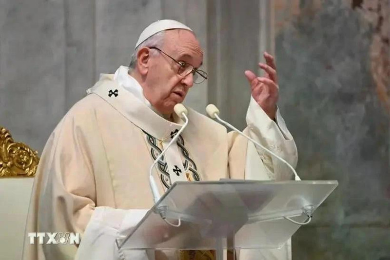 Le pape François. Photo : IRNA/VNA. 