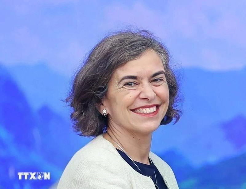 L’ambassadrice d’Espagne au Vietnam, Carmen Cano De Lasala. Photo: VNA 