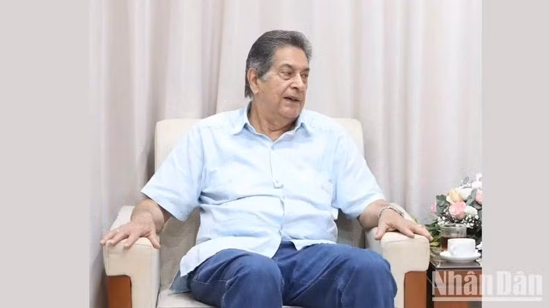 M. Fredesmán Turró González, ancien ambassadeur de Cuba au Vietnam et vice-président de l’Association d’amitié Cuba-Vietnam.