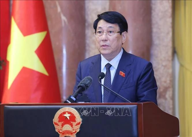 Le président vietnamien Luong Cuong. Photo : VNA. 