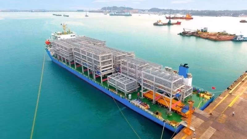 Un lot de 1 200 tonnes de modules exporté vers Singapour. Photo : VNA