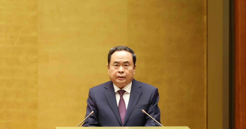 Le président de l'Assemblée nationale vietnamienne Tran Thanh Man. Photo : VNA. 