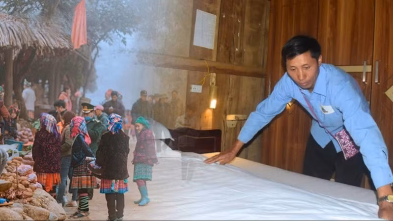 Vàng A Chinh, chef du village de Sin Suôi Hô. Photo : VOV.