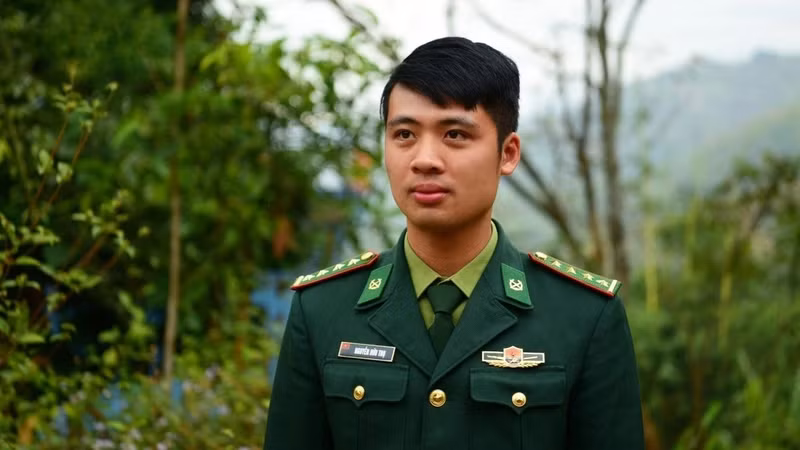 Le capitaine Nguyên Huu Tho, commandant adjoint du poste de garde-frontière de Sin Suôi Hô. Photo : VOV.