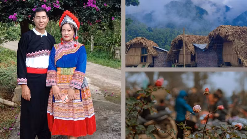 Des habitants de Sin Suôi Hô. Photo : VOV.