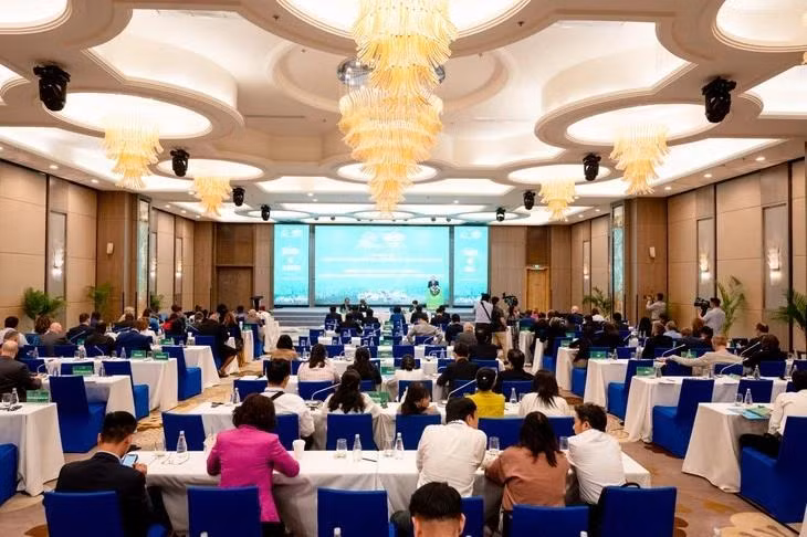 Le Forum parlementaire de la Francophonie sur l’agriculture durable, la sécurité alimentaire et l’adaptation au changement climatique. Photo : quochoi.vn 