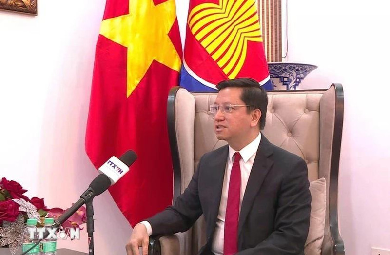 Ambassadeur du Vietnam en Inde, également accrédité au Népal et au Bhoutan Nguyen Thanh Hai. Photo: VNA 