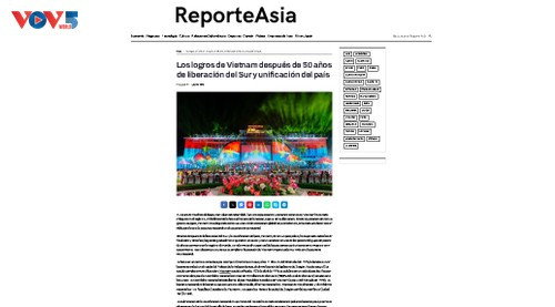 Le journal argentin Reporte Asia. Photo : VOV. 