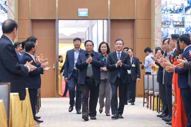 Le Premier ministre Pham Minh Chinh, à Hanoi, le 30 décembre. Photo: VGP