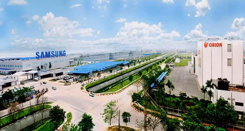 Un parc industriel à Bac Ninh. Photo : chinhphu.vn
