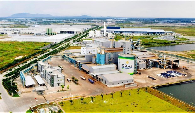 Un coin du parc industriel Phu My 3, quartier de Phuoc Hoa, cité municipale de Phu My, province de Ba Ria - Vung Tàu. Photo : VNA